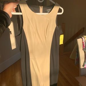 NWT Etcetera Tan Leather dress